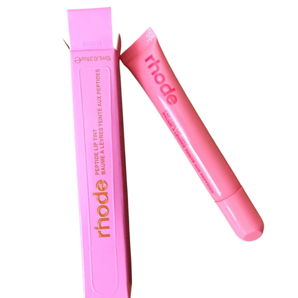 Rhode Peptide Lip Tint Jelly Bean Pink Shimmer 10ml Bieber